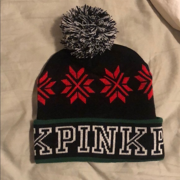 VS Pink Winter hat - Picture 1 of 2
